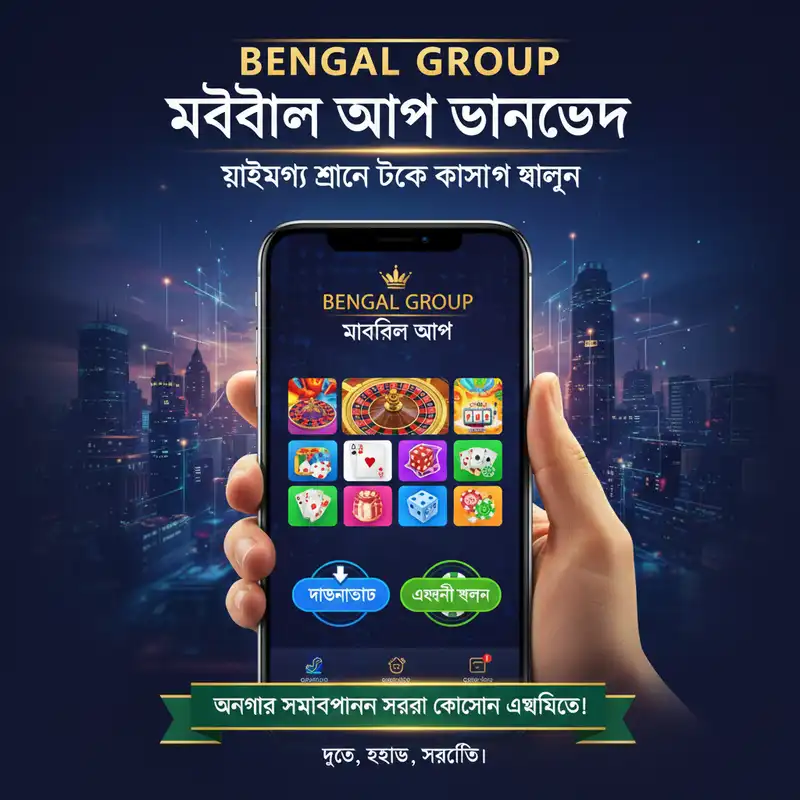 Bengal Group মোবাইল অ্যাপ ইন্টারফেস